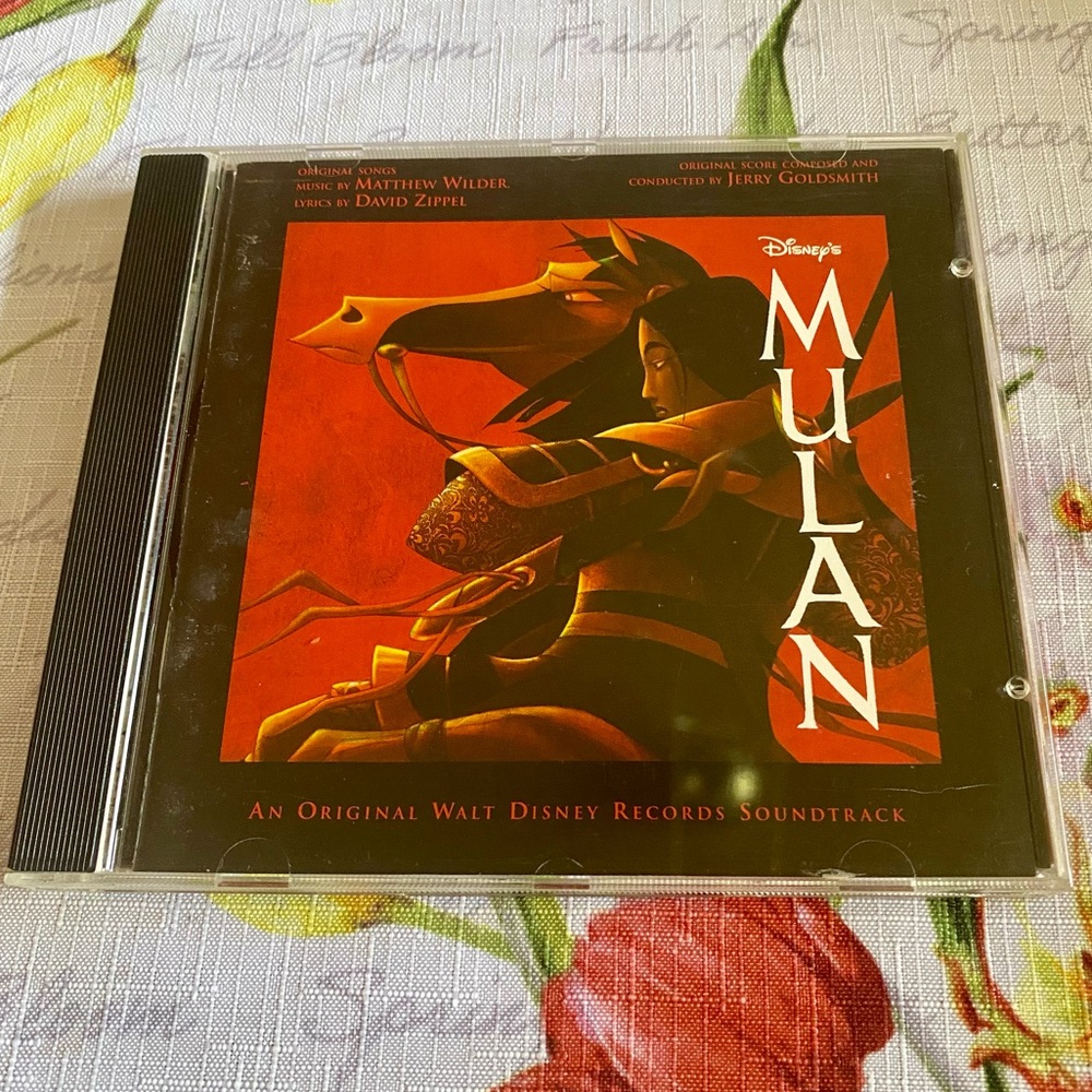 Disney Mulan Music Soundtrack CD 1998 version.